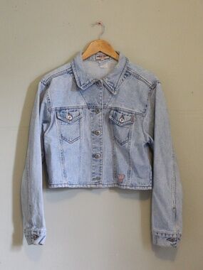 Guess Denim Cropped Jacket